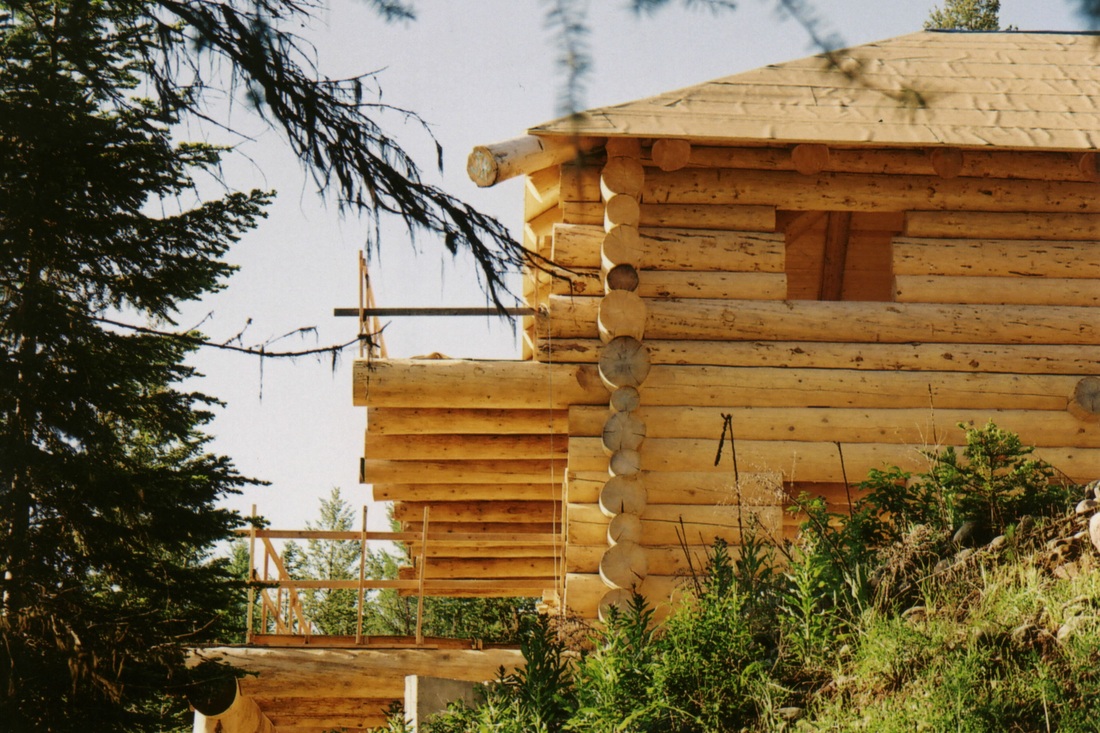 40 X 40 Cathedral Log Home Clearwater Log Structures
